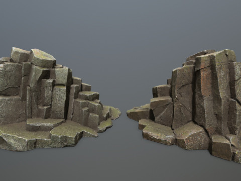 Maya rocks 3D Model