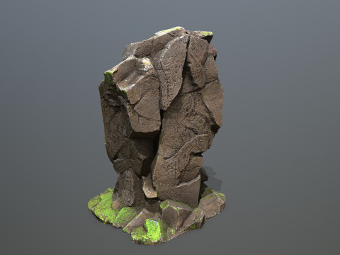 Maya rocks 3D Model