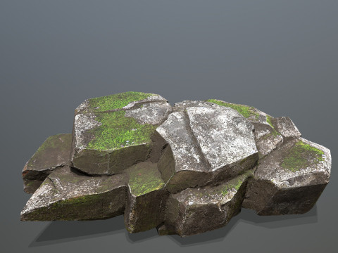 Maya rocks 3D Model