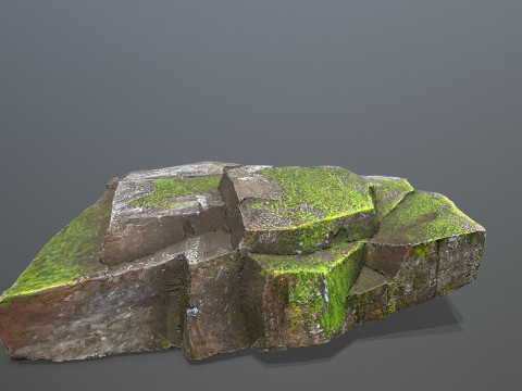 Maya rocks 3D Model