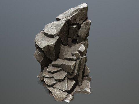 Maya rocks 3D Model