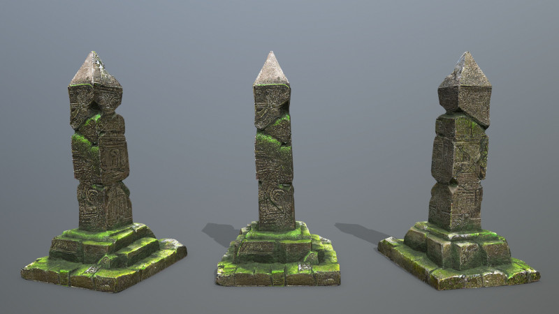 Pillar 3D 模型 .c4d .max .obj .3ds .fbx .stl .blend 