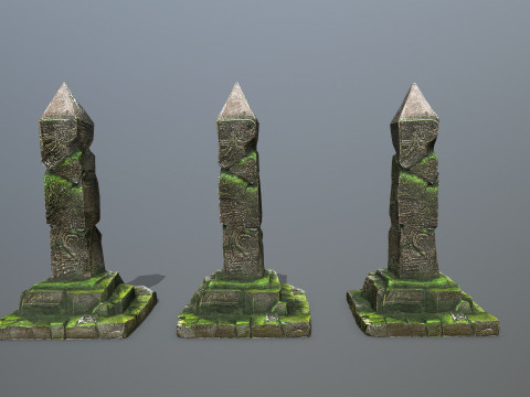 Pillar 3D 模型