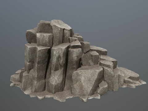 Cliff rocks 3D Model