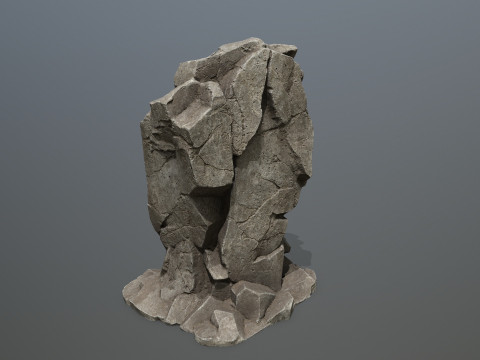 Cliff rocks 3D Model