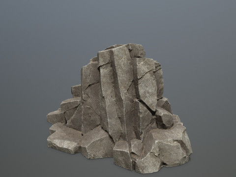 Cliff rocks 3D Model