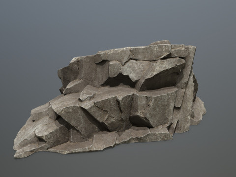 Cliff rocks 3D Model