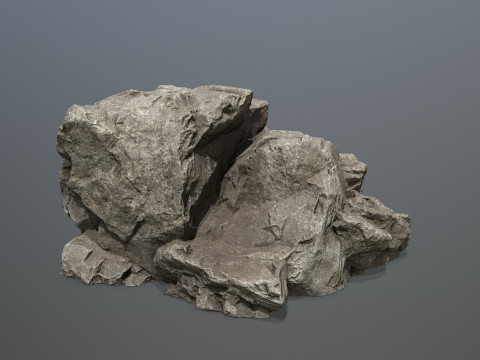 Cliff rocks 3D Model