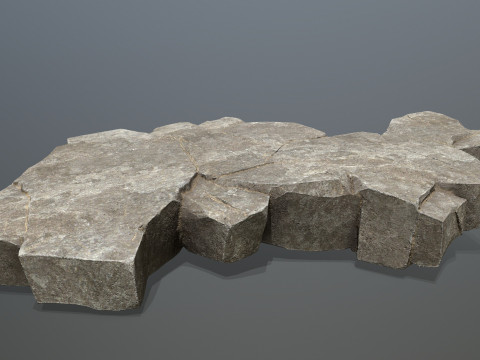 Cliff rocks 3D Model