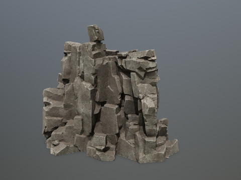 Cliff rocks 3D Model