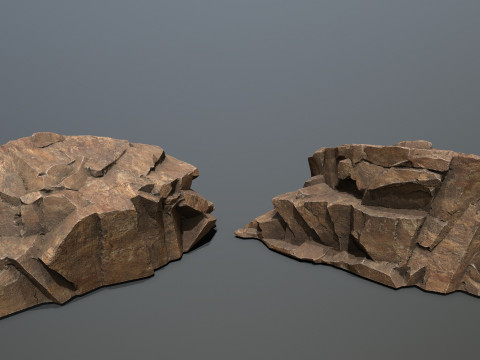Desert rocks 3D 模型