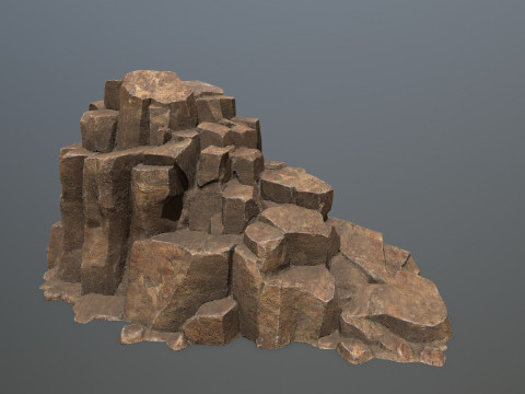 Desert rocks 3D 模型