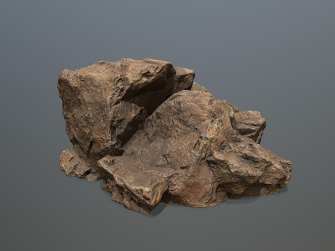 Desert rocks 3D 模型