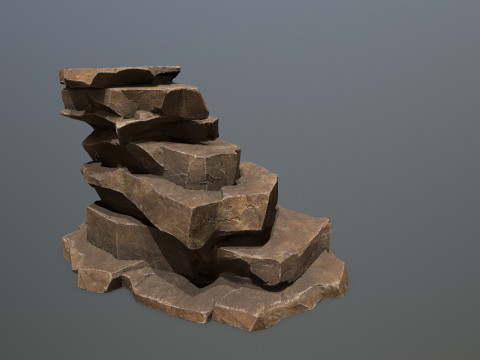 Desert rocks 3D 模型