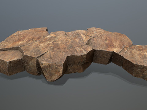 Desert rocks 3D 模型