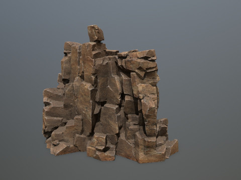 Desert rocks 3D 模型