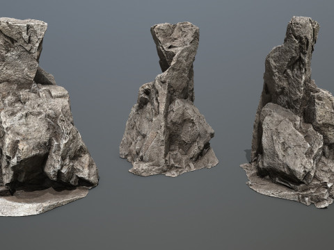 Cliff rocks 3D 모델