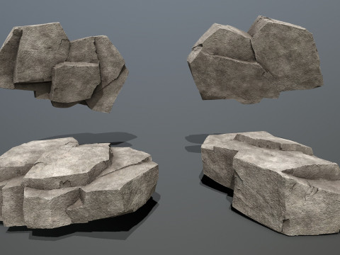 Cliff rocks 3D 모델