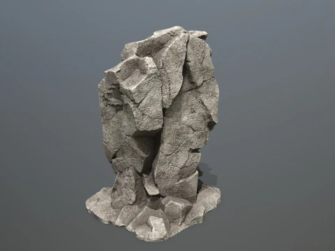 Cliff rocks 3D Model