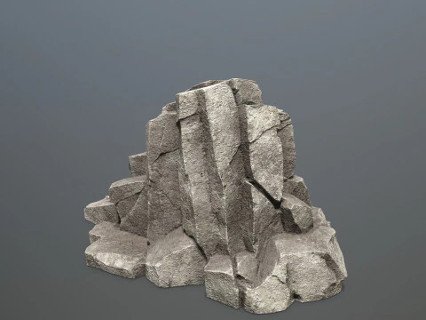 Cliff rocks 3D Model