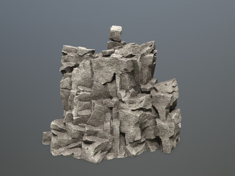 Cliff rocks 3D 모델