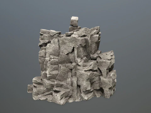 Cliff rocks 3D Model