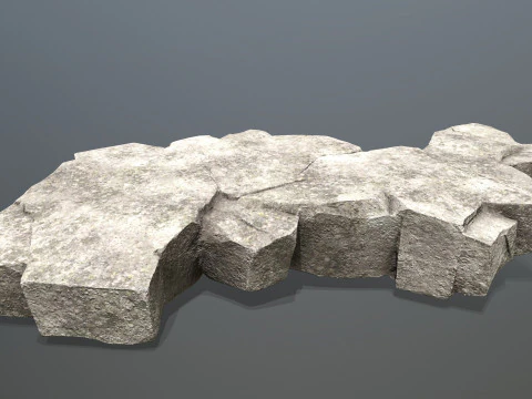 Cliff rocks 3D Model