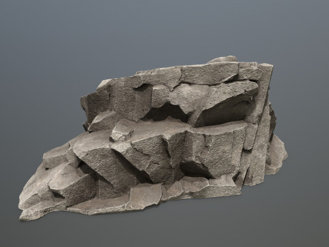 Cliff rocks 3D 모델