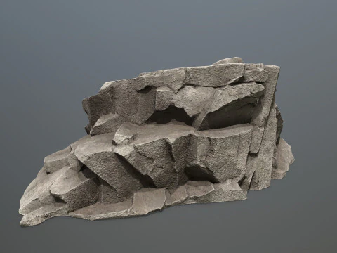 Cliff rocks 3D Model