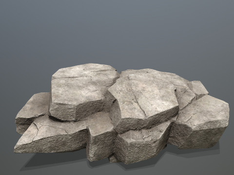 Cliff rocks 3D 모델