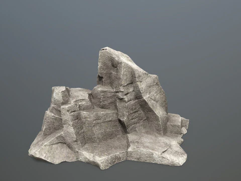 Cliff rocks 3D Model