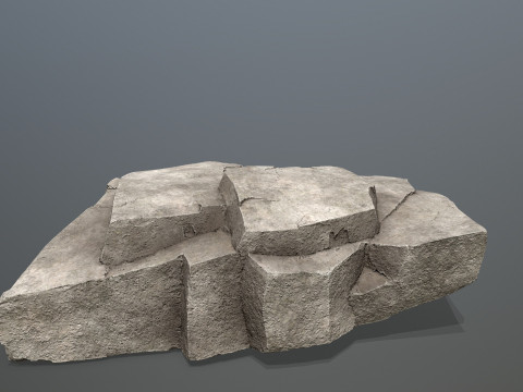 Cliff rocks 3D 모델