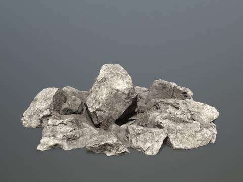 Cliff rocks 3D 모델
