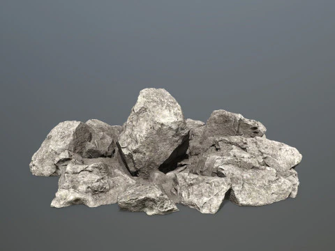 Cliff rocks 3D Model