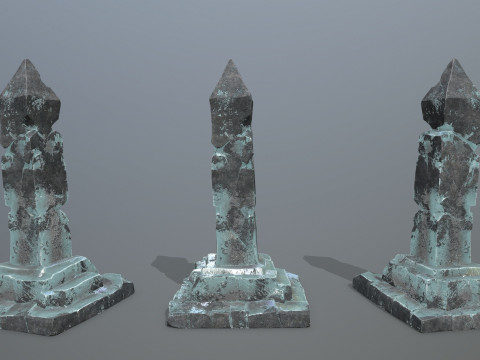 Ice pillar 3Dモデル