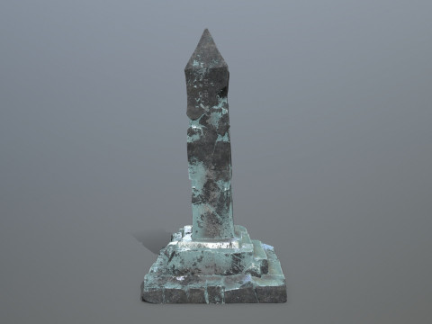 Ice pillar 3Dモデル
