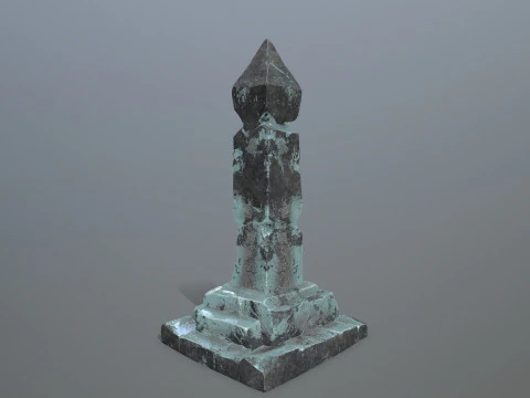 Ice pillar 3D Model