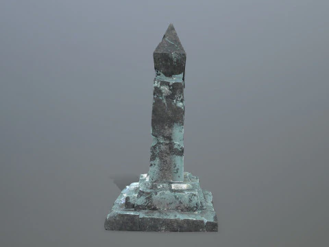 Ice pillar 3D Model