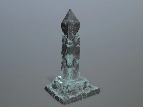 Ice pillar 3D Model