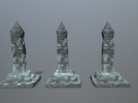 Ice pillar 3Dモデル