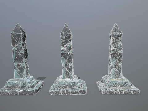 Ice pillar 3Dモデル