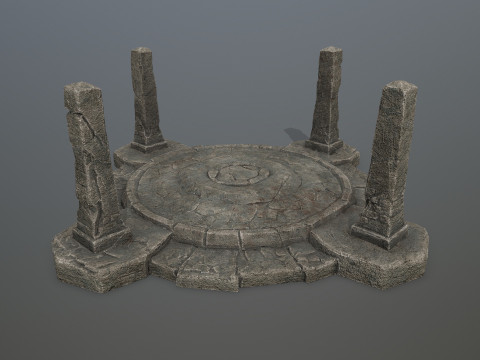 Ruin Gate 3Dモデル