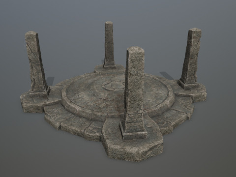 Ruin Gate 3Dモデル