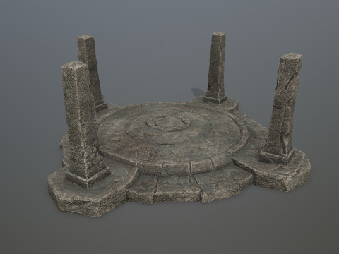 Ruin Gate 3Dモデル