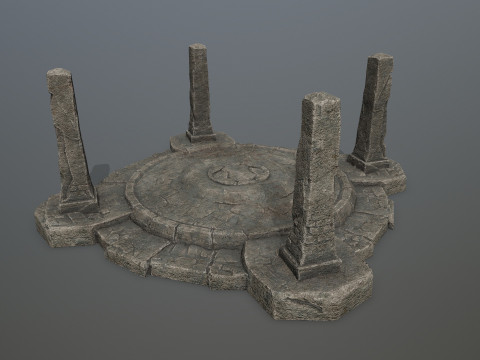 Ruin Gate 3Dモデル