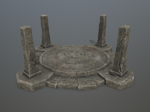 Ruin Gate 3Dモデル