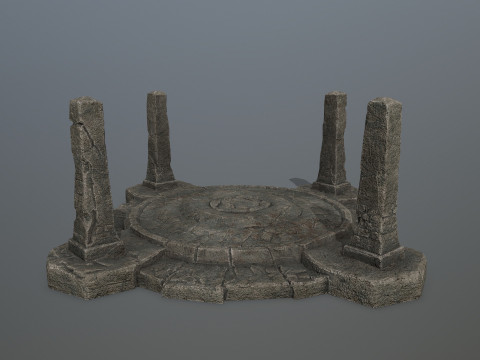 Ruin Gate 3Dモデル