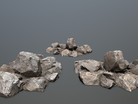 Cliff rocks 3Dモデル
