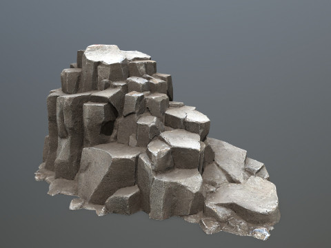 Cliff rocks 3Dモデル