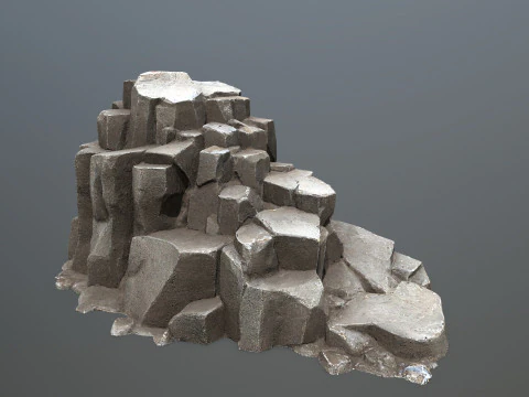 Cliff rocks 3D Model
